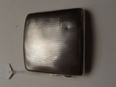 Silver hallmarked cigarette case