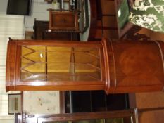 Corner cabinet in yew wood