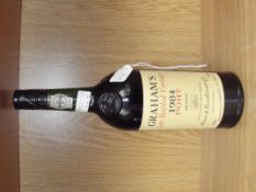 1 litre bottle of Graham's LBV port, circa 1984
