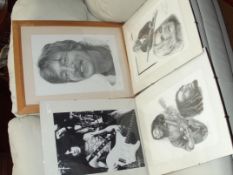 Four prints, Bob Marley, John Lennon,Kurt Cobain a