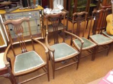 Edwardian five piece drawing room suite for restor