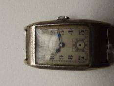 Vintage West End Watch Company tank watch, a/f