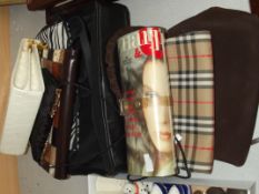 Various lady's handbags