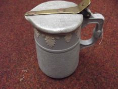 Art nouveau lidded jug