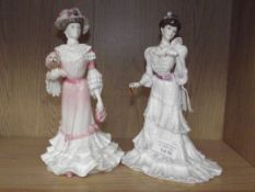 Two Coalport figurines