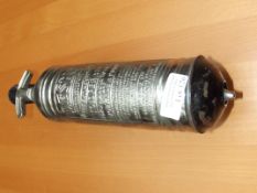 Vintage Desmo fire extinguisher, sealed and full