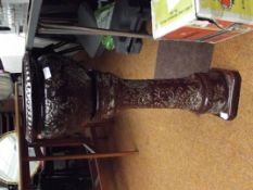 West German treacle glazed jardinière and stand