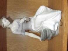 Large Nao figure, seated girl