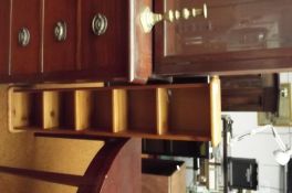 CD/DVD storage shelf in pine
