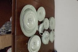 Spode Jacinth Flemish Green dinnerware