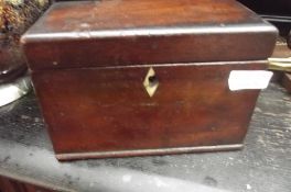 Victorian tea caddy