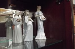 3 Spanish ceramic figurines