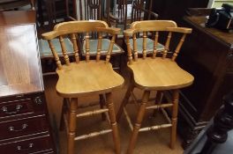 Two kitchen bar stools