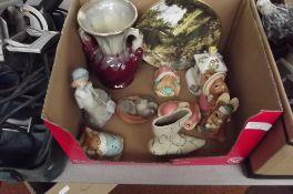 Assorted ceramics to include Wedgwood figure and s