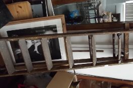 Pair of wooden step ladders