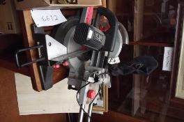 Large mitre saw with laser guide
