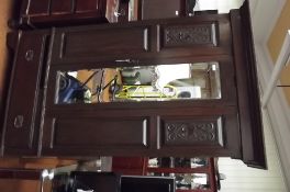 Edwardian mirrored wardrobe
