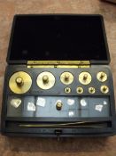 Cased set of weights, Eta Ltd Watford