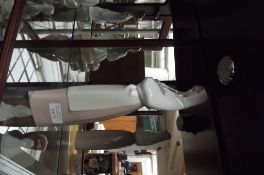 Nao figure of a lady and rabbit