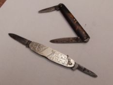 Silver hallmarked pocket knife, Birmingham, 1916,