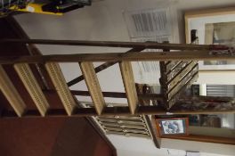 Pair of step ladders with platform