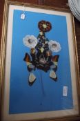 Framed butterfly wing picture