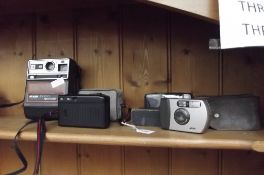 Collection of vintage cameras
