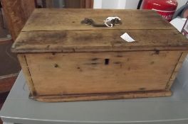 Victorian pine box