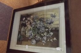 Framed still life print