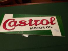 Replica cast iron Castrol Motor Oil plaque