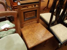 Edwardian oak chair