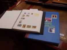 Three stamp albums