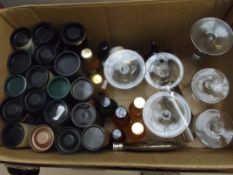 Box of miniature spirits