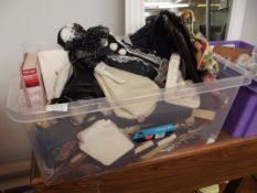 Assorted lady's handbags