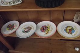 4 collectable Danish Bacon plates