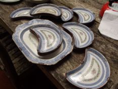 Set of Copeland Spode salad dishes