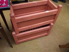 Two new garden planters