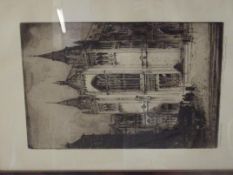 Signed print Manchester university