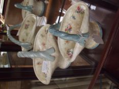 2 Crown Ducal baskets