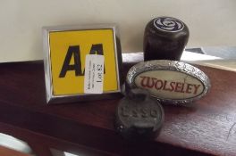 Collection of car badges and others