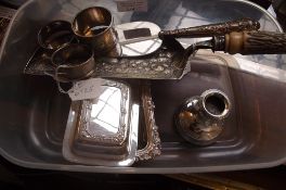 Collection of silver and plated ware