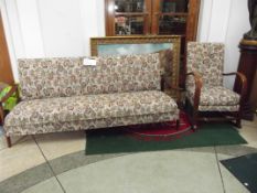 Cottage suite, settee/daybed and rocking chair