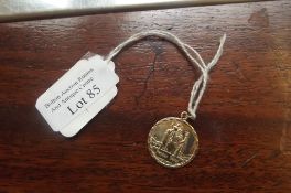 9ct gold St Christopher