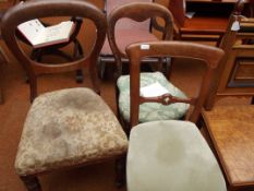 2 balloon back chair and one other