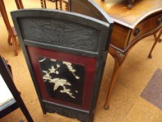 Oriental fire screen