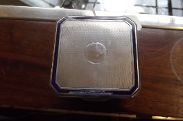 Silver hallmarked trinket box