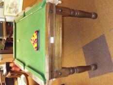 Pool table all equipment convert into a dining tab
