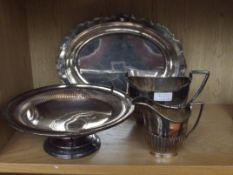 Collection of plated ware