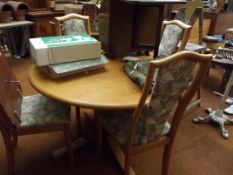 Modern good quality dining table and 4 chairs