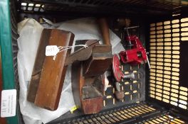 Box of wood working tools